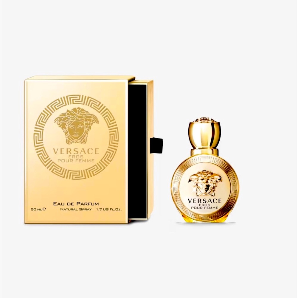VERSACE EROS Pour Femme Eau de Parfum 1.7oz.  Beautiful bottle. - Picture 5 of 6
